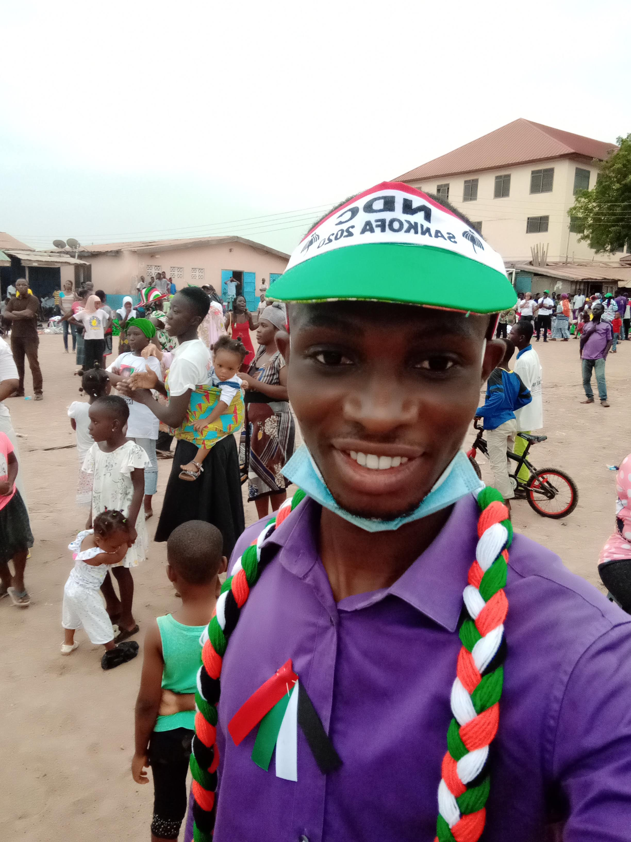 Awaiting JM at Ashaiman